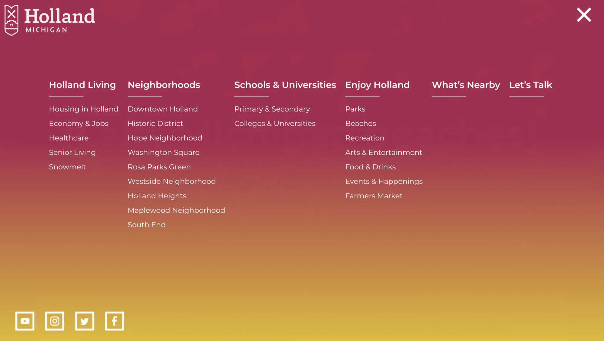 Autumn color theme